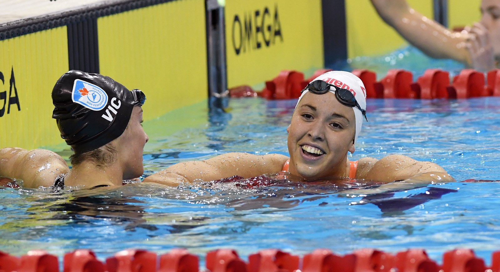 Mary-Sophie Harvey lors des essais canadiens en 2019.