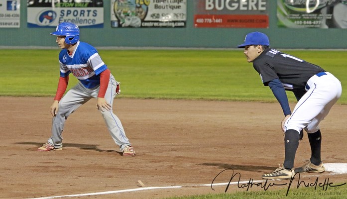 Baseball: les Cascades de Shawinigan en plein contrôle face aux Castors