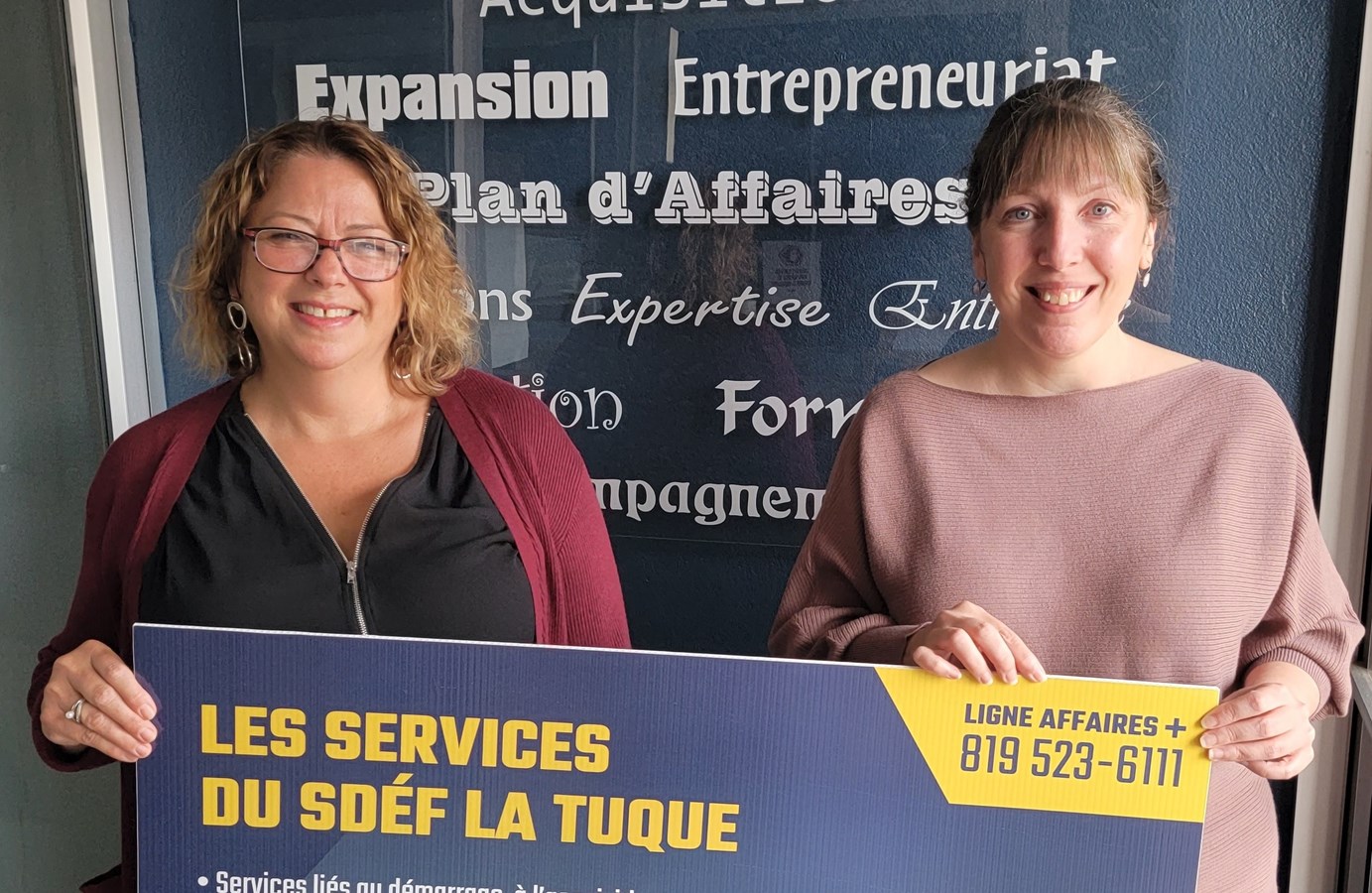 Manon Gauvin et Julie Noël, conseillères en développement économique, SDÉF La Tuque.