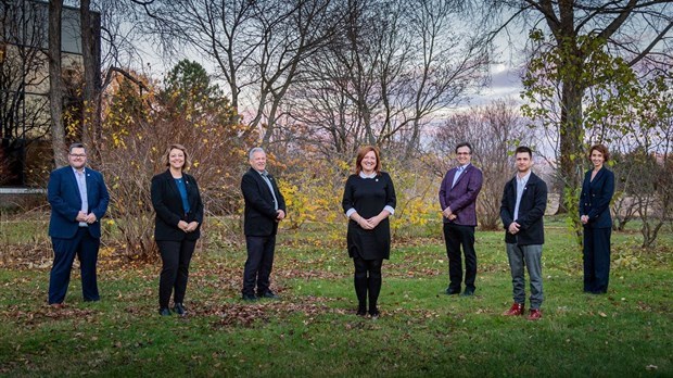 La mairesse, Lucie Allard, et les conseillers ont été assermenté le 16 novembre.