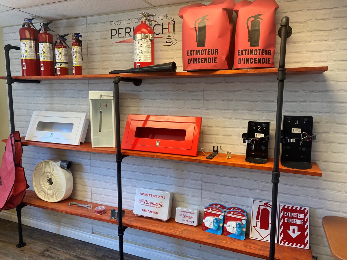 Une première boutique spécialisée en équipements de protection incendie dans la région