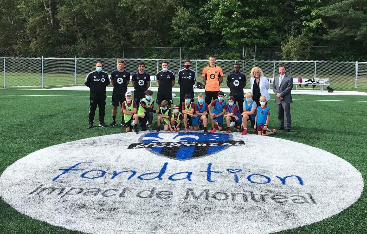 Le nouveau mini-terrain multisports du parc Paul-André Potvin inauguré officiellement