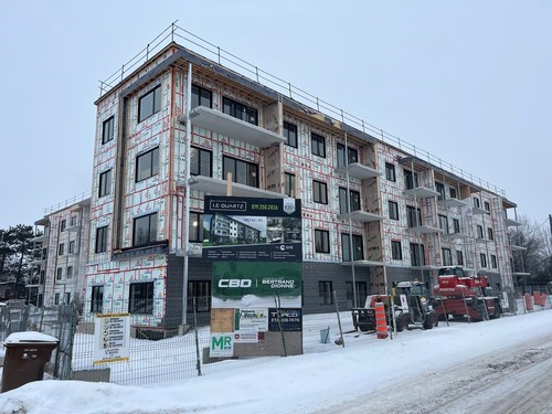 Plusieurs permis de construction pour des multilogements ont été émis en 2021 à Victoriaville.