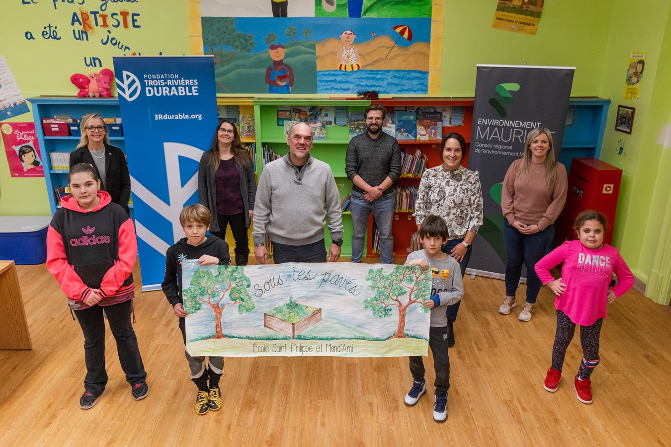 L’école Saint-Philippe à Trois-Rivières retenue pour la 2e phase de Sous les pavés