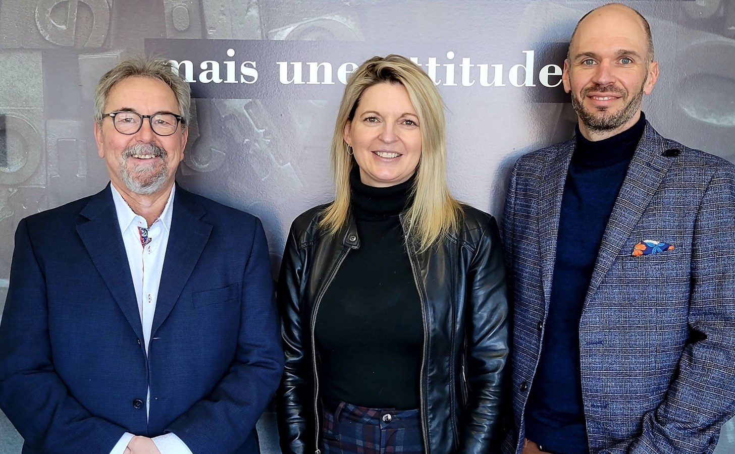Les trois nouveaux associés : Yves Gignac, Stéphanie Dion et Stéphane Gignac.