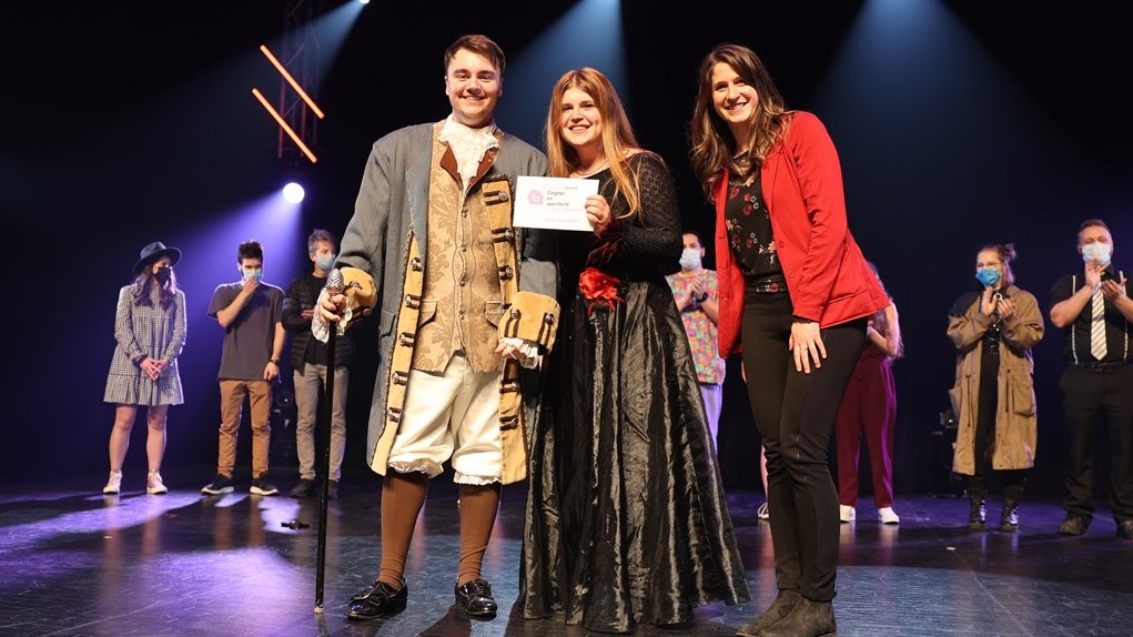 Emma Bérubé-McGee et Cédrick Ducasse, du Cégep de Trois-Rivières