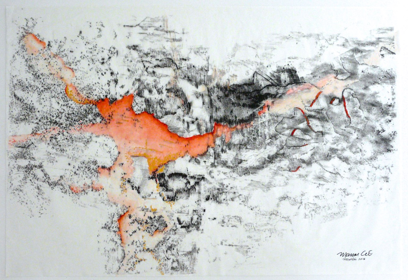 Une des oeuvres de l'exposition « Lieux empreintés ».