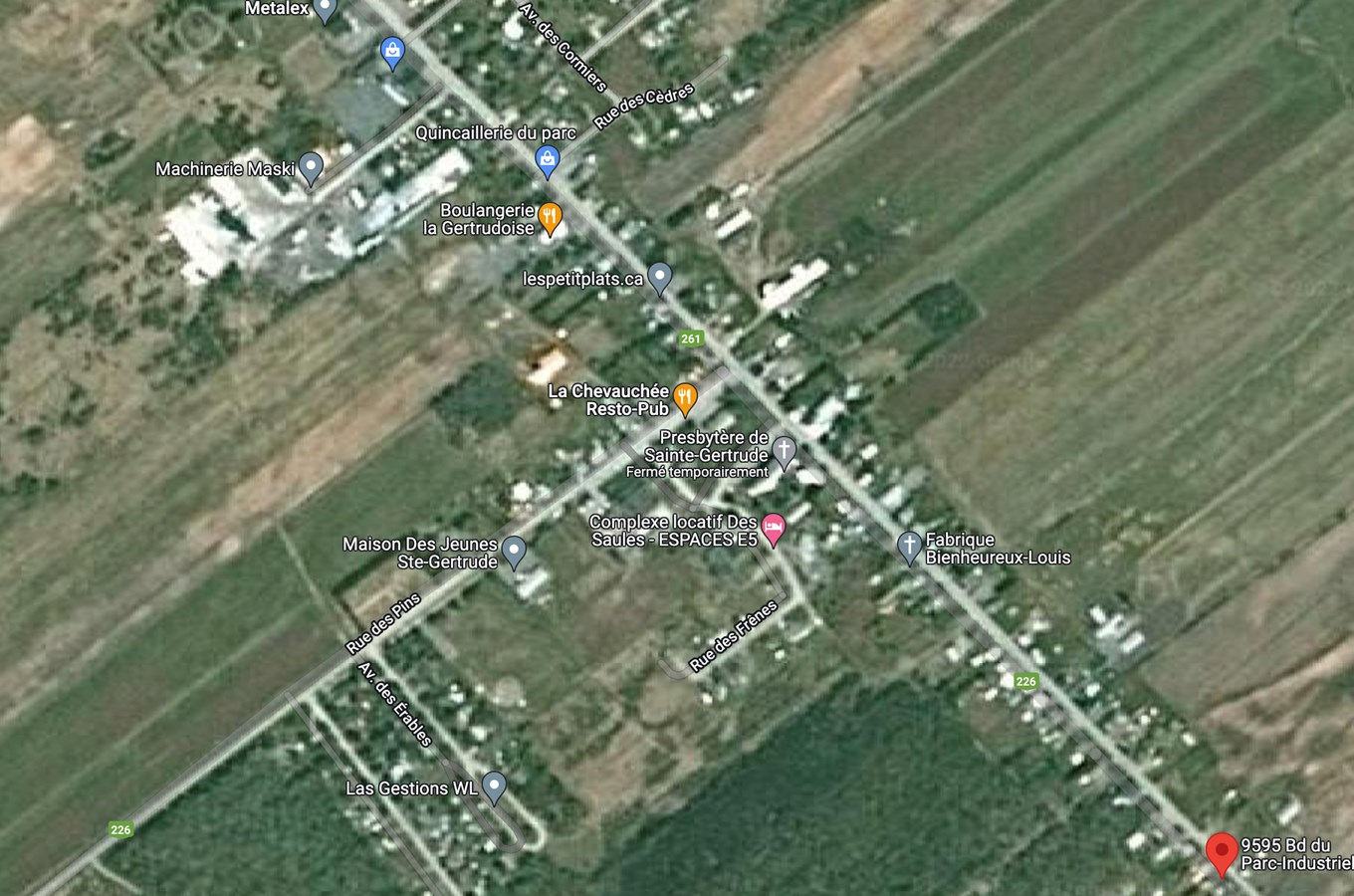 Les travaux se dérouleront entre la rue des Cormiers (station-service) et le numéro 9595, boulevard du Parc-Industriel.
