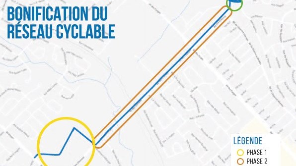 Trois-Rivières bonifie son réseau cyclable cet été