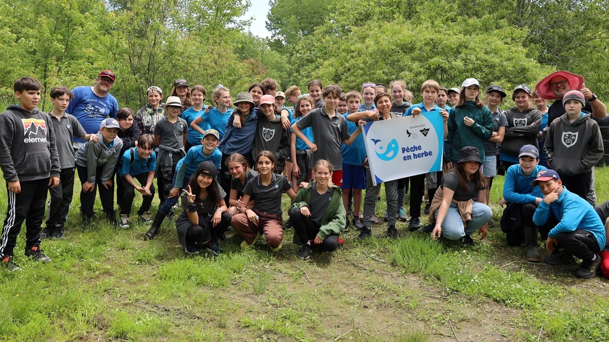 Le Comité ZIP du lac Saint-Pierre a accueilli 52 jeunes pour une journée d’initiation à la pêche sportive.