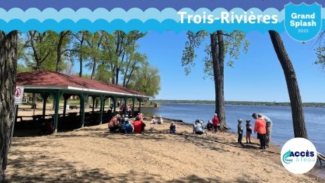 Un Grand Splash à la plage de l’île Saint-Quentin