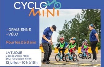 La Tuque reçoit le parcours éducatif Cyclomini