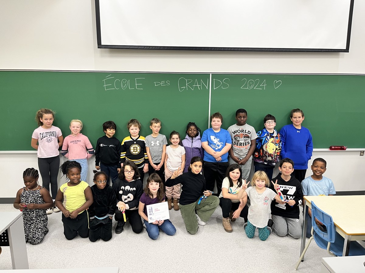 Trente élèves et leurs mentors de l’École des Grands sont récompensés 