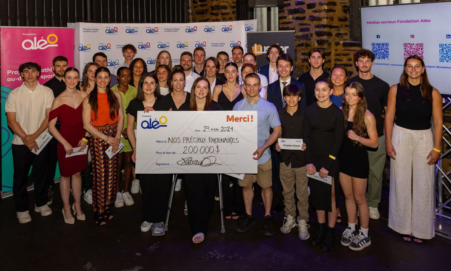 Deux athlètes de Trois-Rivières reçoivent une bourse de la Fondation Aléo