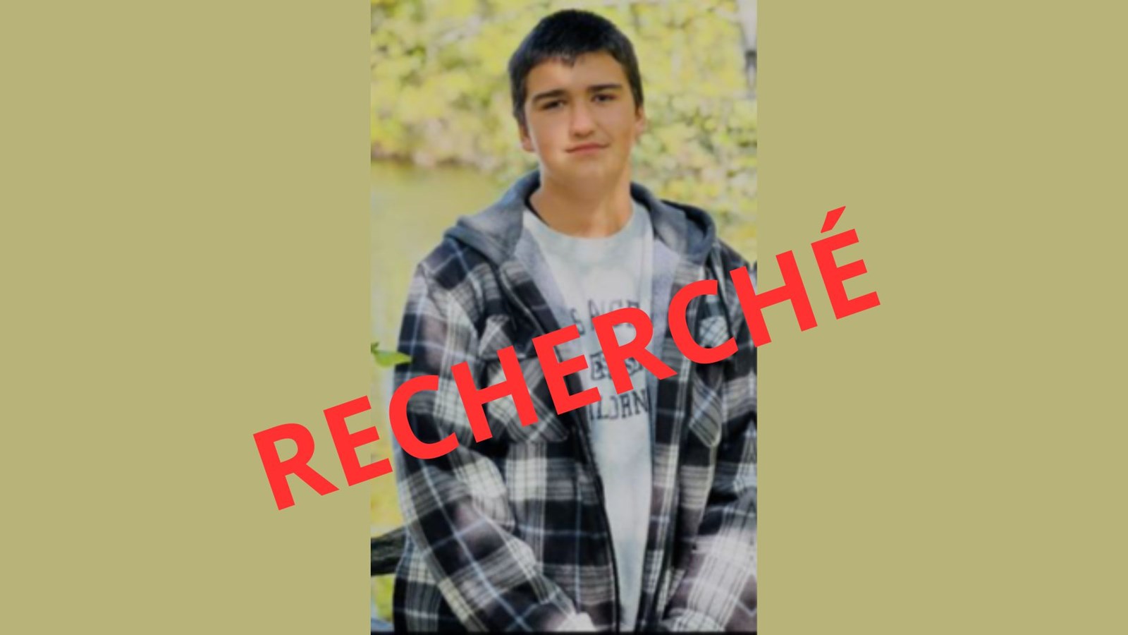 Alexis Thérien, âgé de 14 ans, n'a pas été vu par ses proches depuis le 5 novembre dernier. 