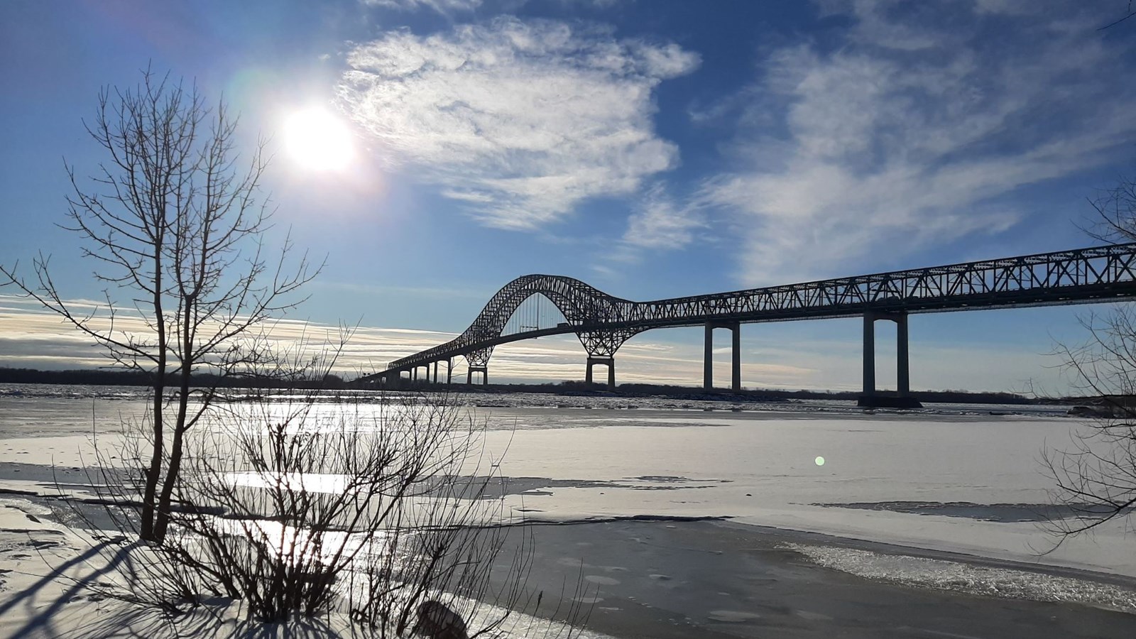 Cela faisait trois ans qu'il y avait des travaux majeurs sur le pont Laviolette. 