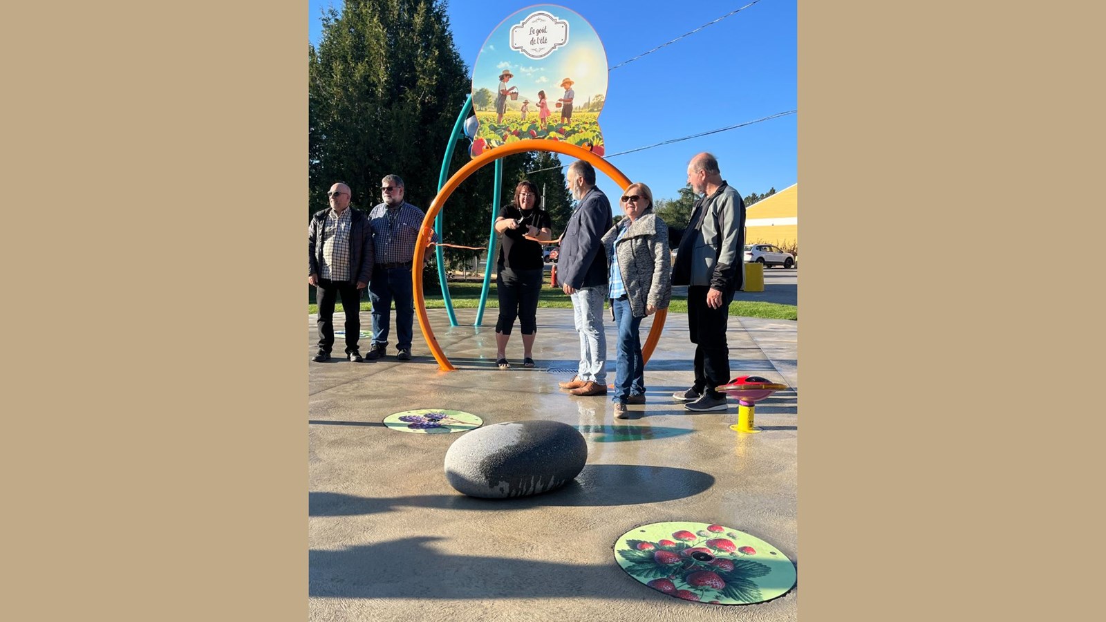Une nouvelle aire de jeux d'eau à Sainte-Émilie-de-l'Énergie