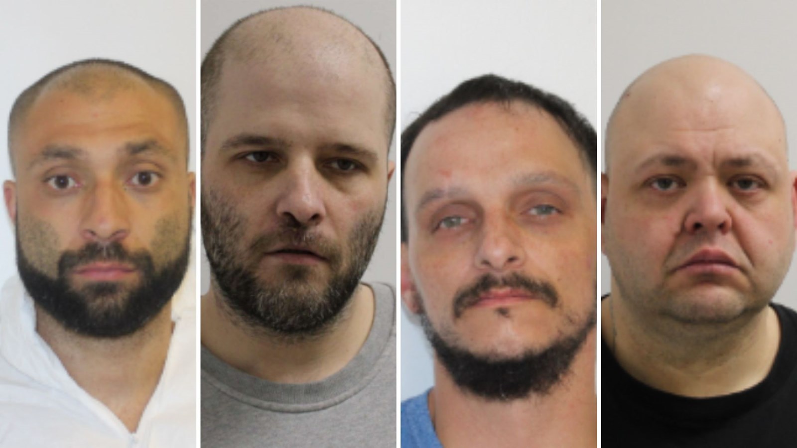 Dominique Duhaime, Maurice Junior Cormier Giroux, Dominic St-Cyr et David Boisvert
