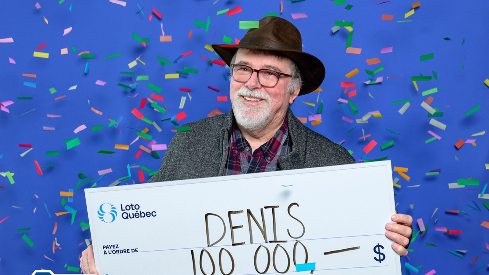 Denis Lemire a reçu un billet du Lotto 6/49 de la part de sa conjointe.