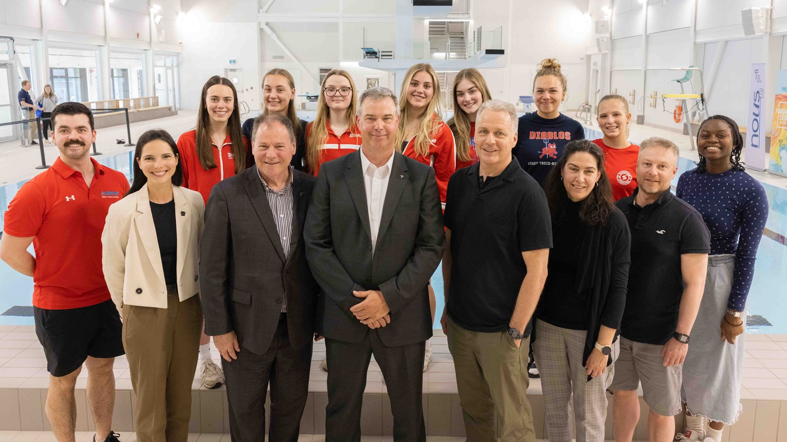Inauguration de la piscine du Cégep de Trois-Rivières
