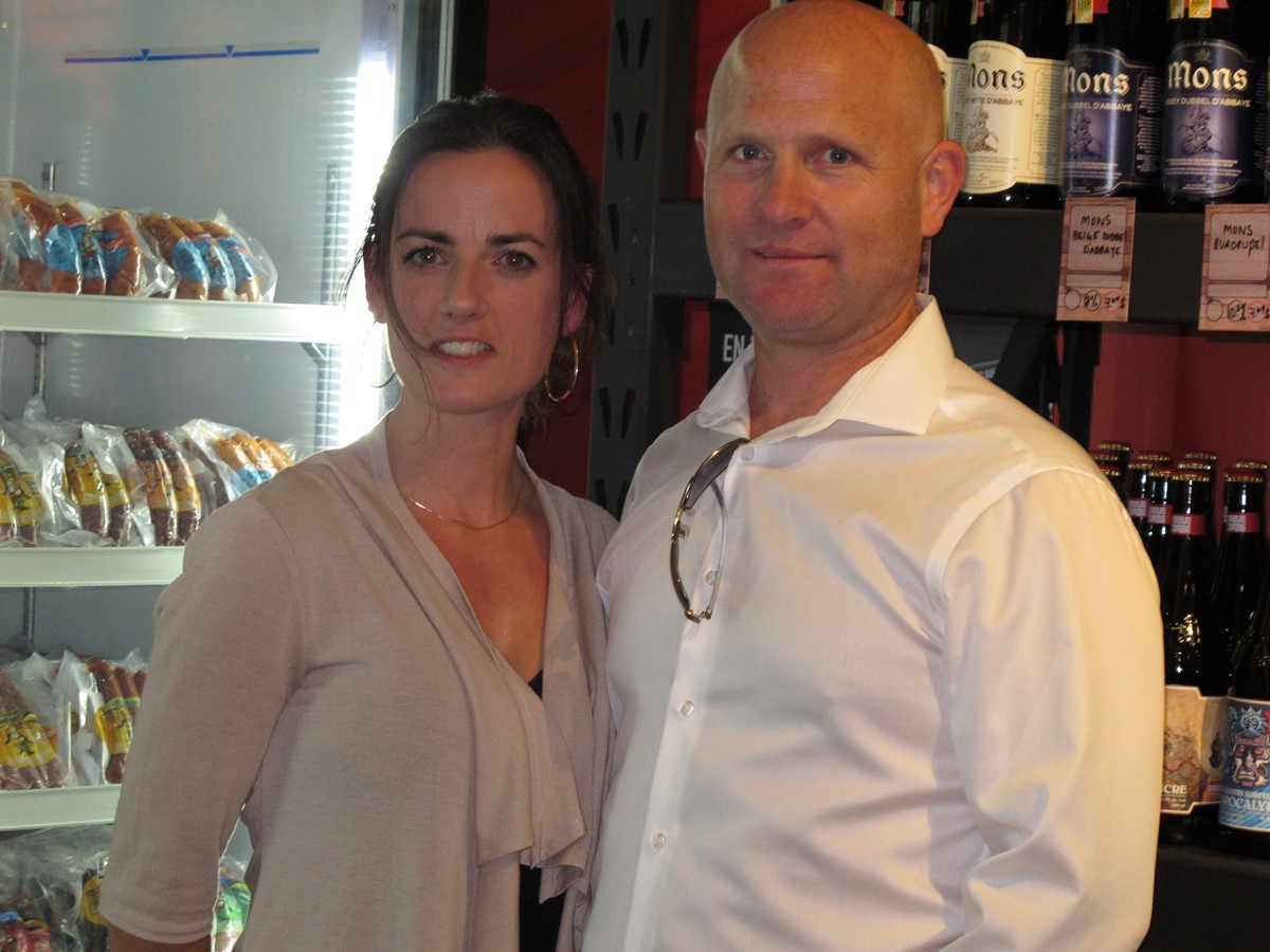 Les propriétaires de l’entreprise richmondaise, Roxanne Labonté et Bryce Patriquin.