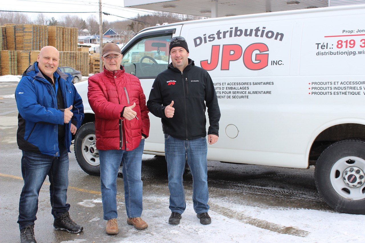 Marc Jolin, Gérard Roberge et Jonathan Massé.