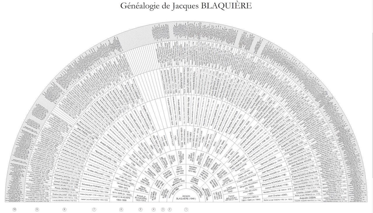 Les familles Larrivé et les familles Delisle