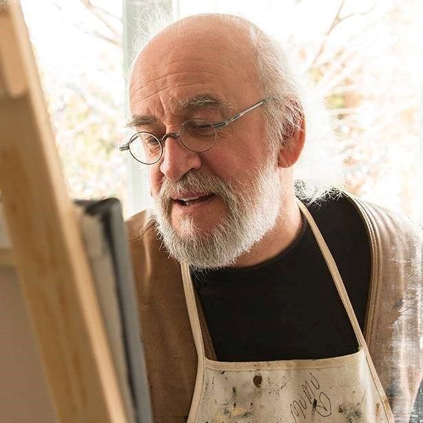 Denis Courchesne, ce peintre autodidacte, gagne sa vie de son art depuis les douze dernières années. (Photo-gracieuseté- Marc Fillion)