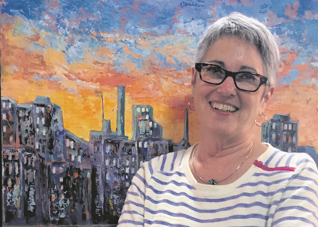 Marie Bélanger, artiste-peintre à découvrir à la Mante du carré de Danville, jusqu’au dimanche 4 mars prochain.