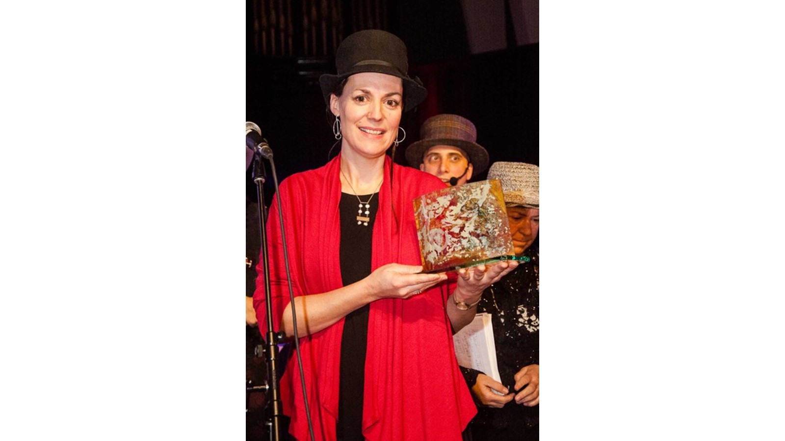 Marie-Anne Catry lors du prix Excellence Culture-Estrie.