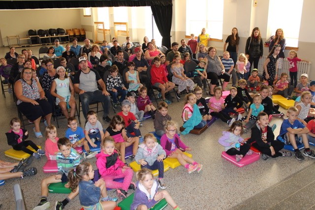 Jeunes et parents étaient nombreux pour la remise des prix à la salle du centre communautaire.