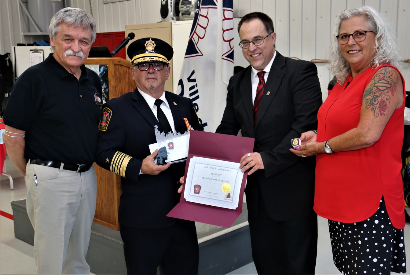 Soirée « Mérite et Reconnaissance » à la caserne 47 de Danville