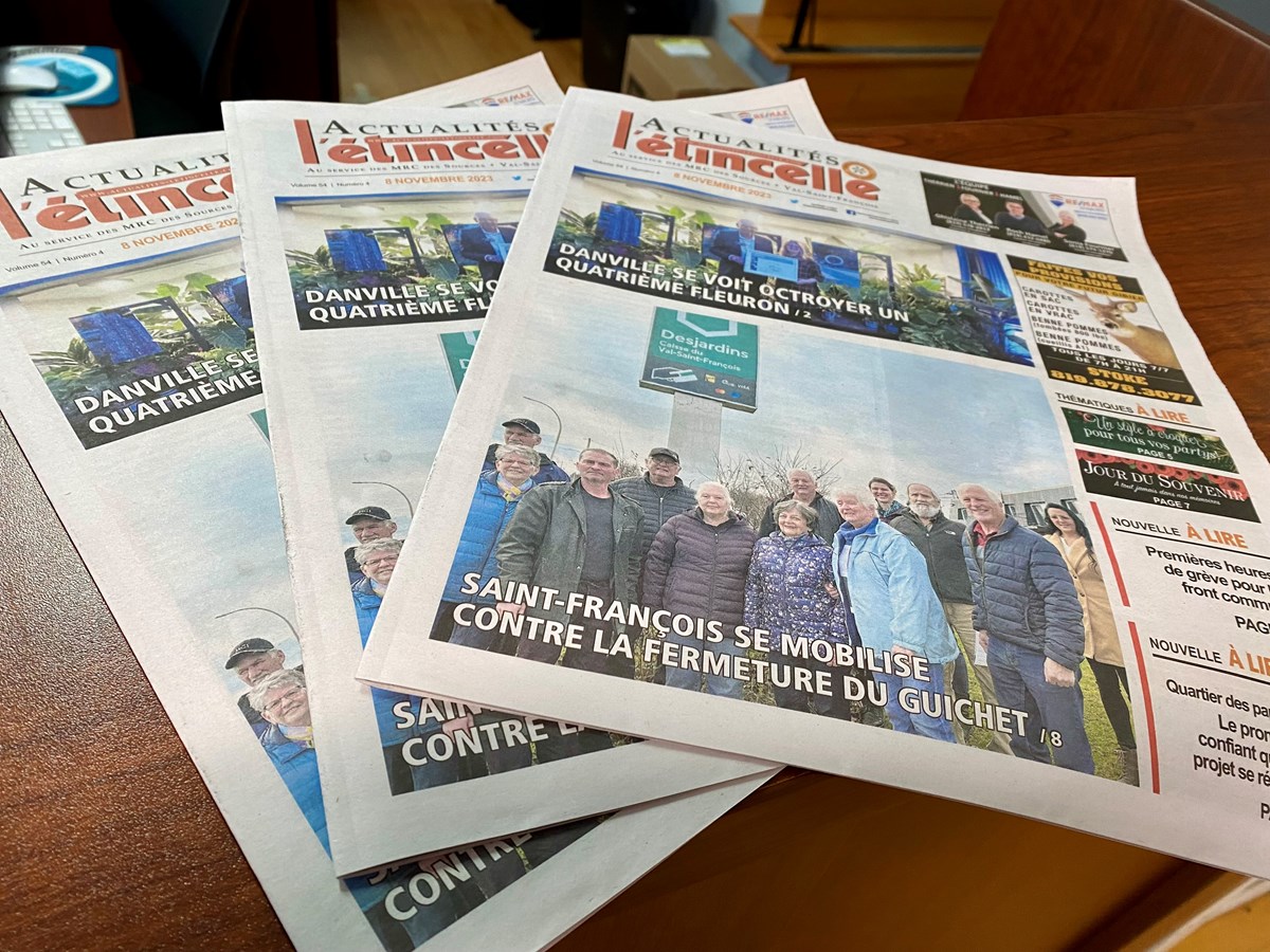 Le journal Actualités - L’Étincelle sera distribuée par Postes Canada