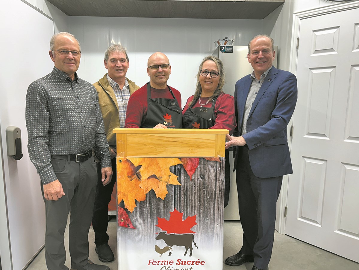 Investissement de plus de 250 000 $ à la Ferme Sucrée Clément de Saint-Georges-de-Windsor