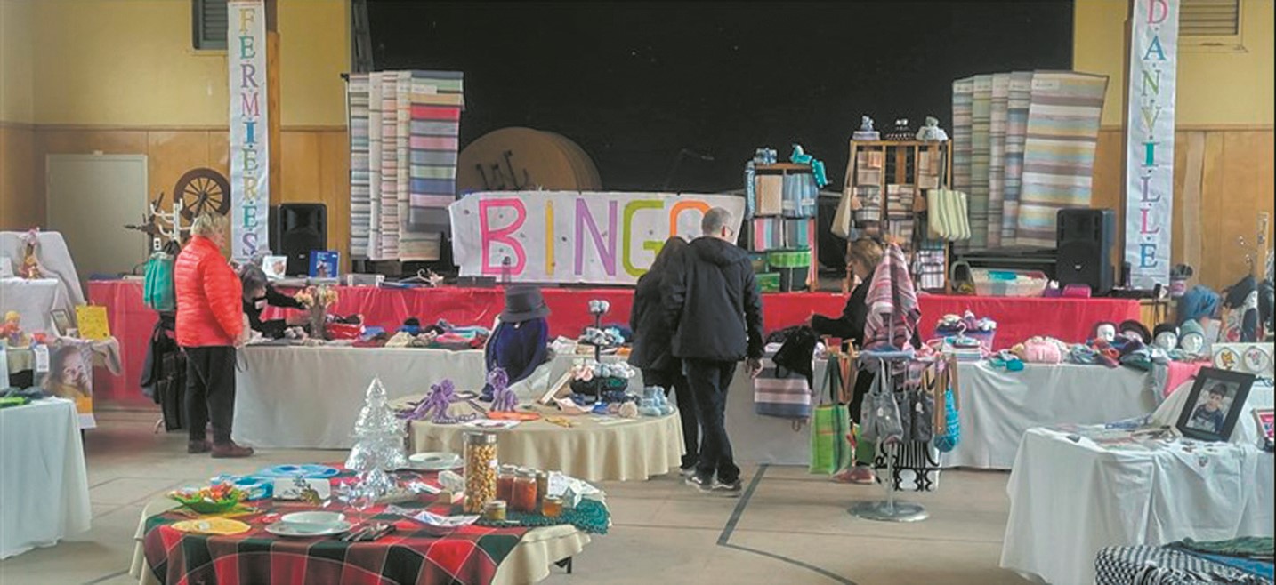 Le local Mgr Thibault de Danville sera le cadre de l’exposition des créations artisanales réalisées par les membres du Cercle des Fermières de ce lieu.