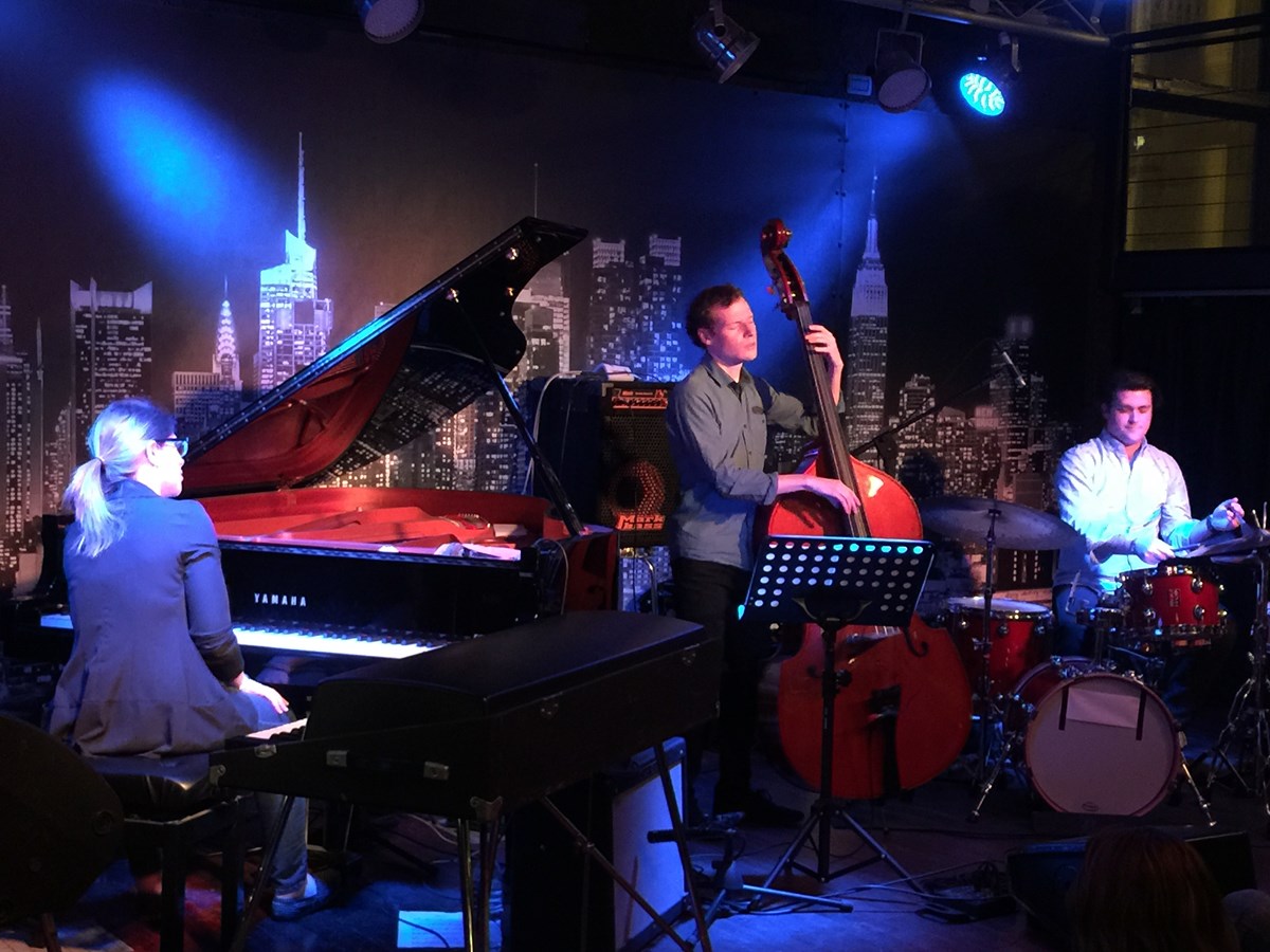 Le trio lors d'un spectacle à Turin en Italie. 