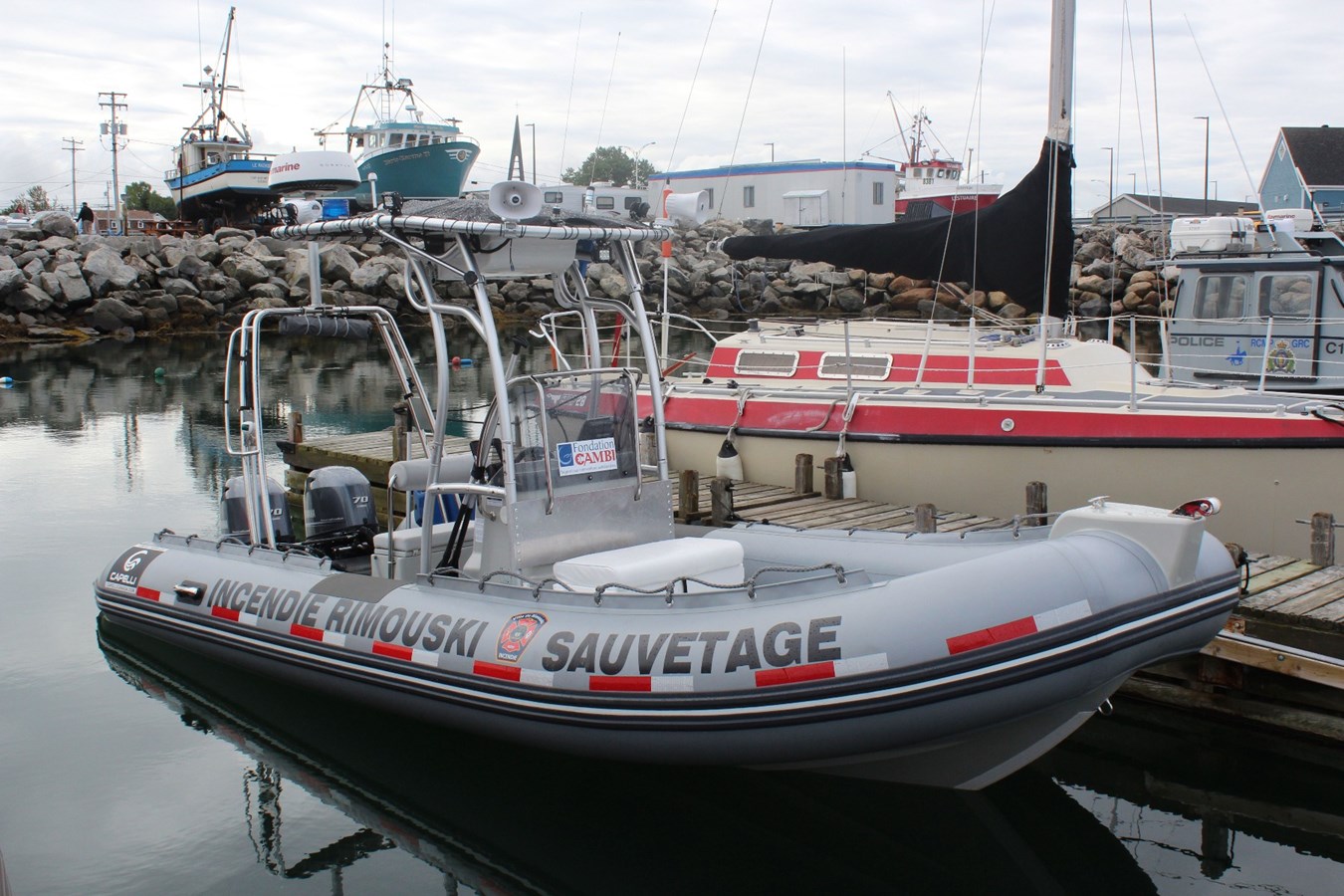 La Ville de Rimouski procède à l'acquisition d'une nouvelle embarcation de sauvetage nautique