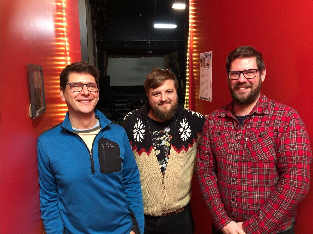 De gauche à droite : Carl Desrosiers, Sébastien Fournier et Jonathan Vallée.