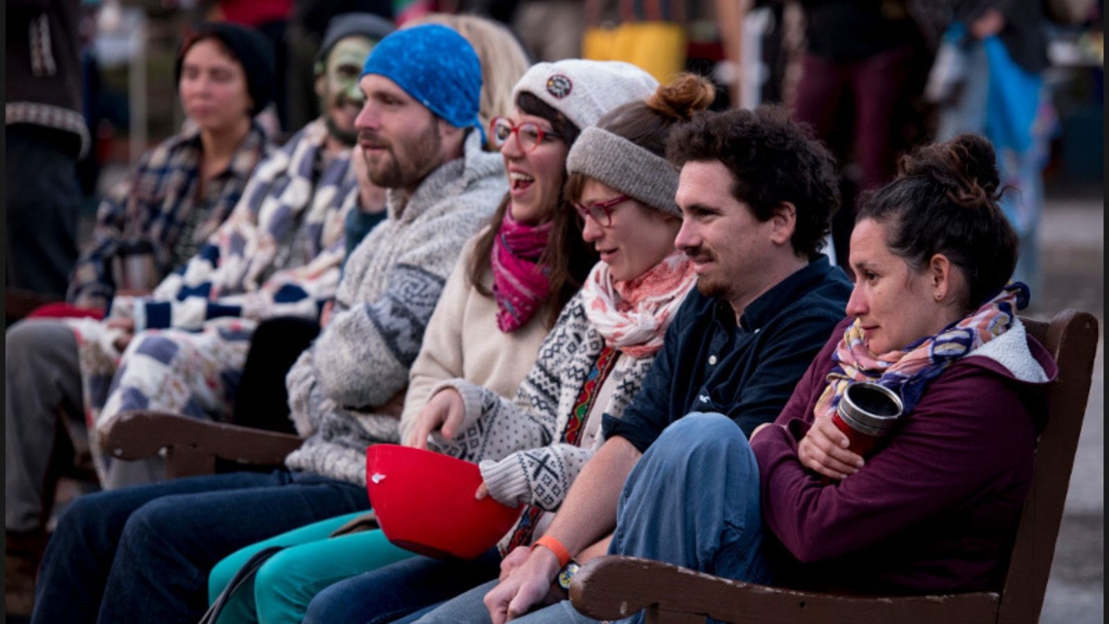 Les animations extérieures de la première édition du festival ont su ravir petits et grands ! (crédit photo : Mathieu Gosselin)