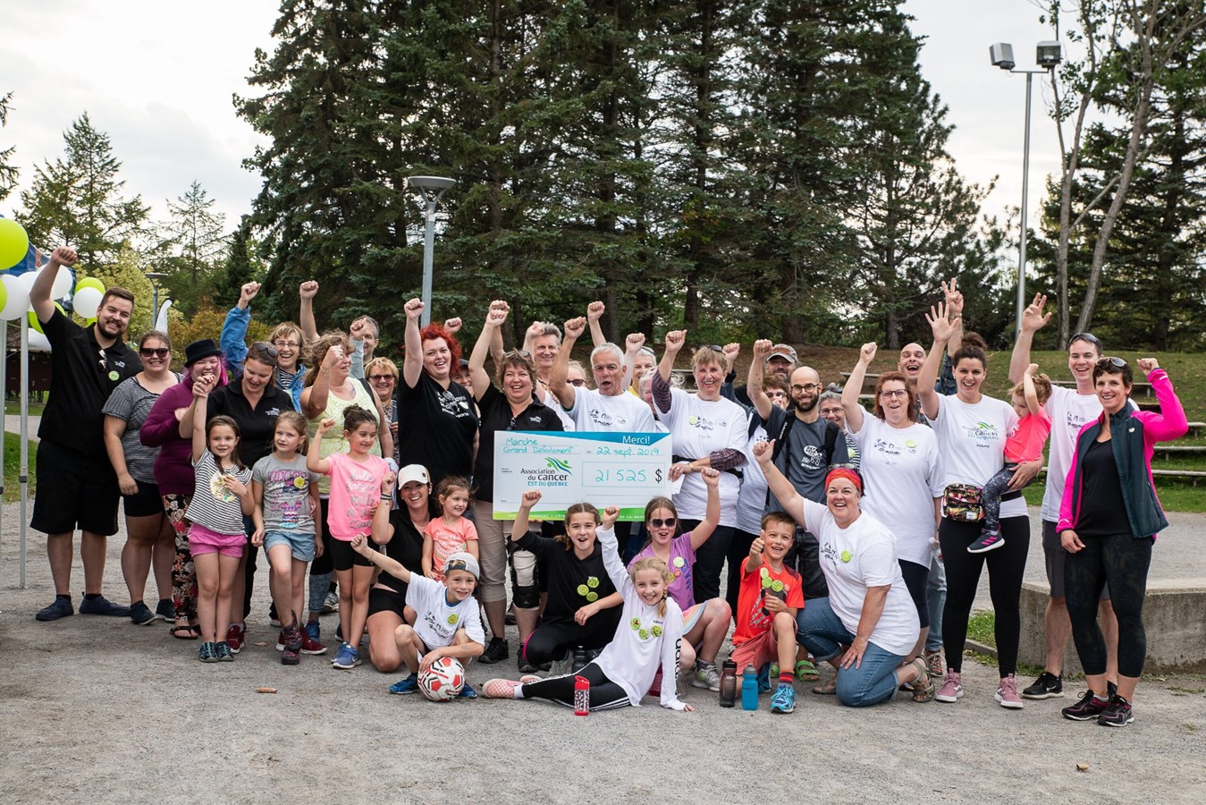 Rimouski : la première marche du Grand défoulement a rassemblée 155 participants