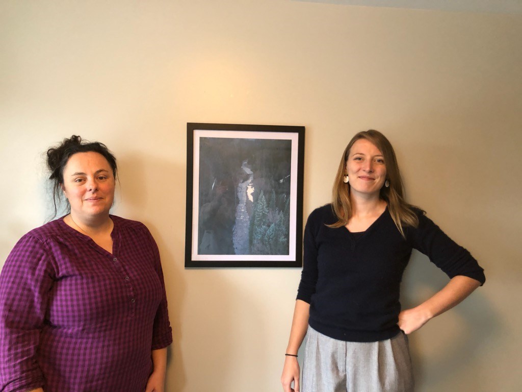 Geneviève Levesque et Vinciane Cousin coordonnatrices co-gestionnaires de La Débrouille.