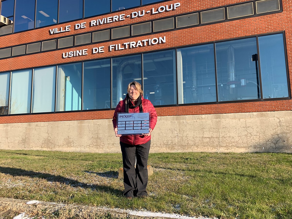 Geneviève Pigeon, gestionnaire du traitement des eaux au Service technique et de l’environnement de la Ville.