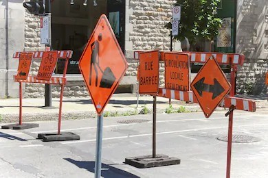 Des travaux présentement réalisés dans la rue de la Fabrique