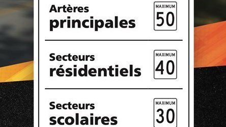 L’opération d’uniformisation des limites de vitesse s’amorce à Rivière-du-Loup