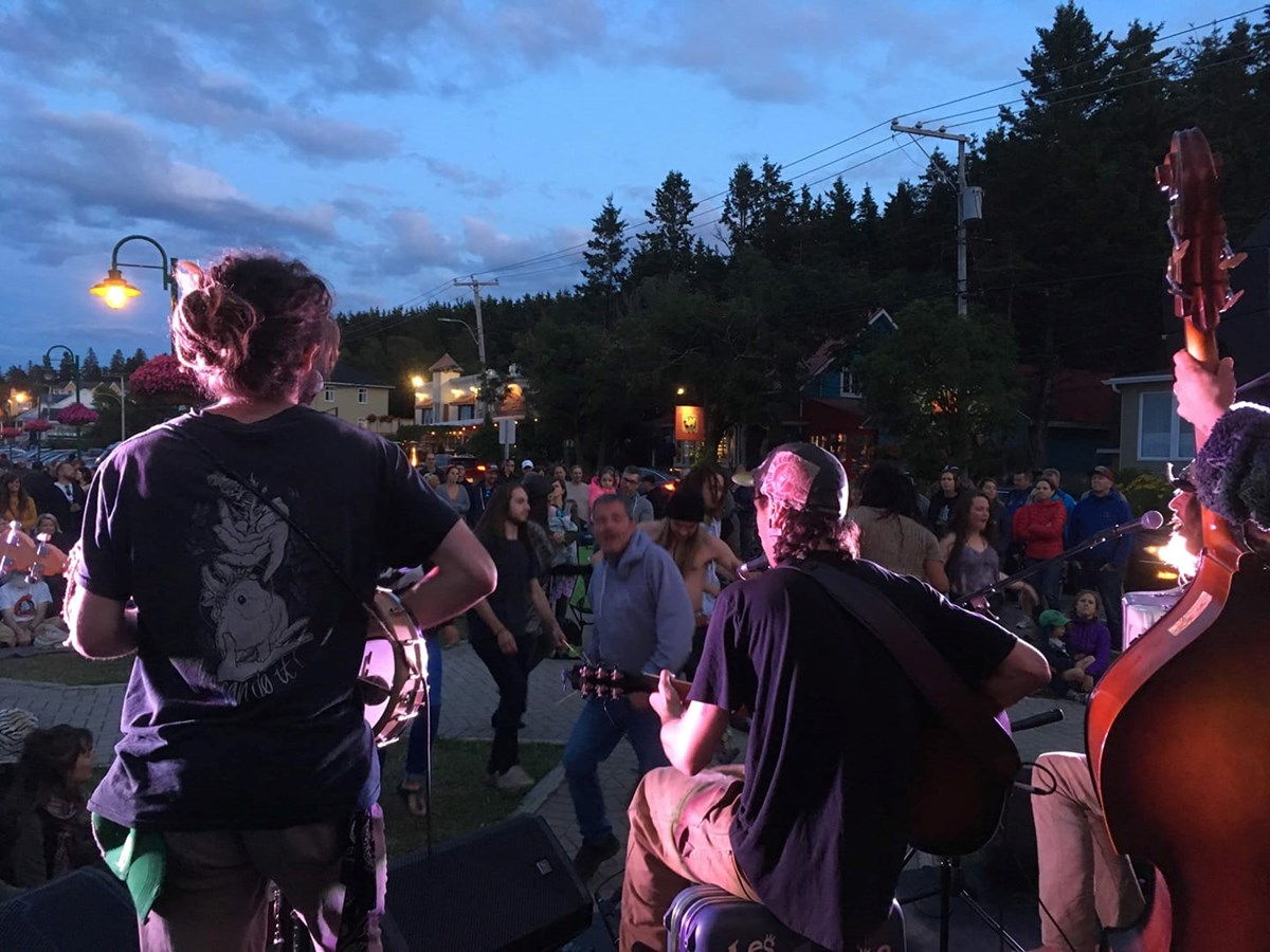 Les Rapayes en concert à l'été 2019.