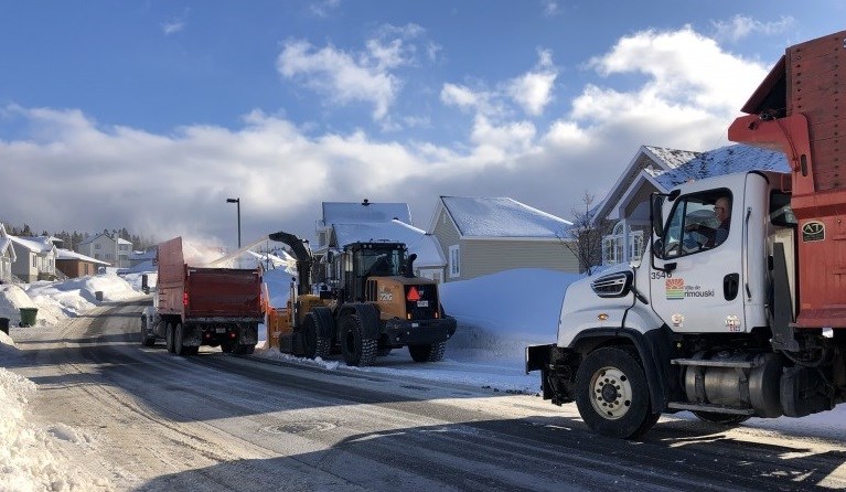 Les opérations de déneigement sont en cours à Rimouski