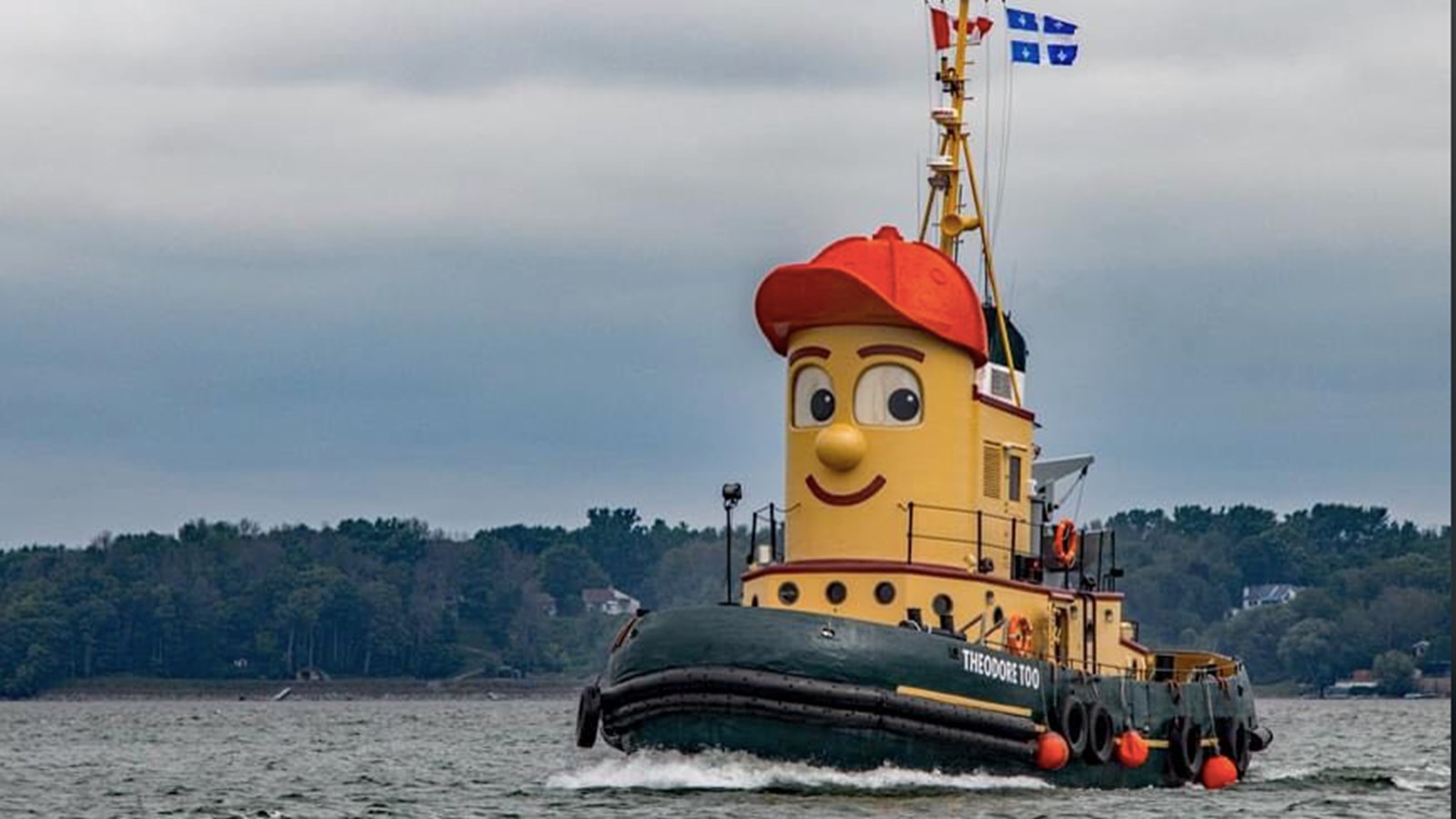 Un bateau pas comme les autres aperçu dans les eaux de la région
