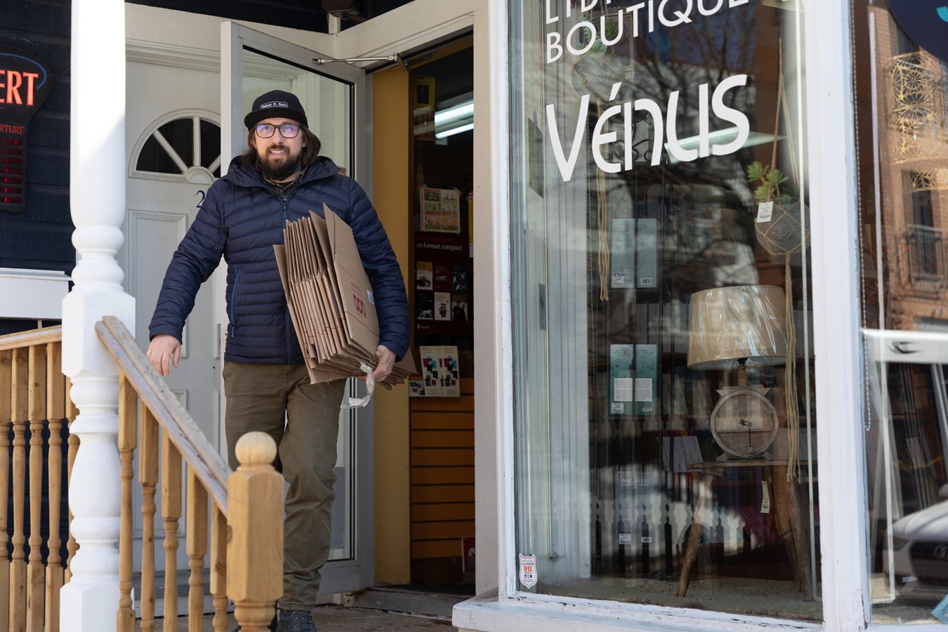 Mathieu Jean, le propriétaire de l’ébénisterie Rabot D. Bois, récemment déménagée à Ste-Luce.