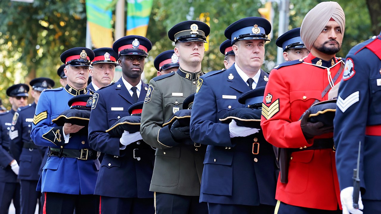 Des policiers du Québec rendent hommage à leurs collègues disparus