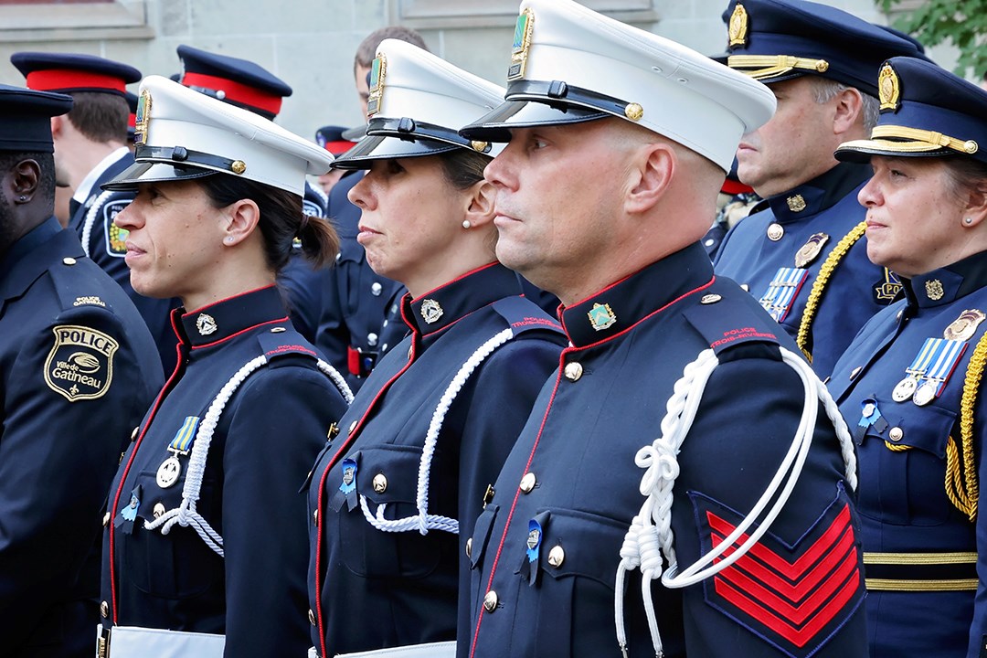 Des policiers du Québec rendent hommage à leurs collègues disparus